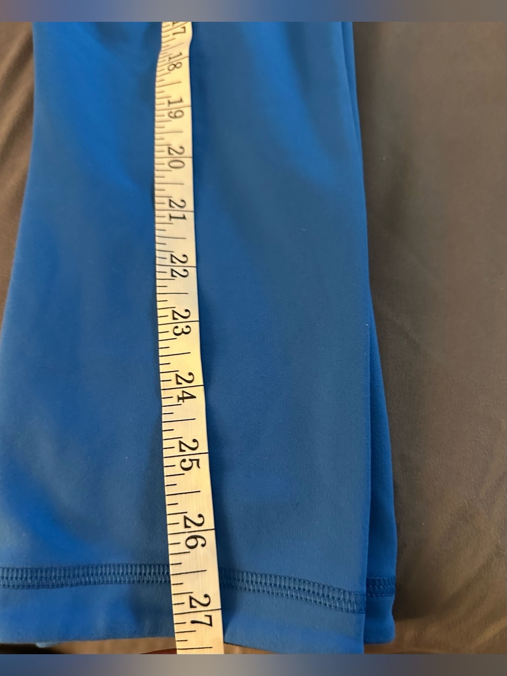 Lululemon Wunder Under Crop Leggings Women's Size 6 Blue - Picture 5 of 7
